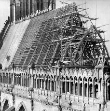 La Charpente sud-est de la cathédrale de reims