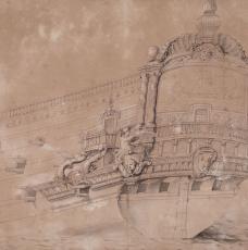 dessin d'un vaisseau