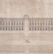 dessin d'architecture, façade