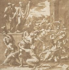 dessin d'une scène de chaos