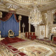 salle du trône du château de fontainebleau