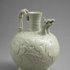 verseuse à double bec en céladon