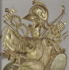 trophée guerrier doré