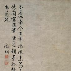 Une fleur d'orchidée, aux feuilles largement déployées. 