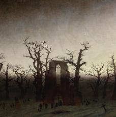Abbaye dans la forêt de chênes