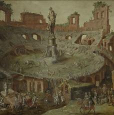 Course de taureaux dans le Colisée