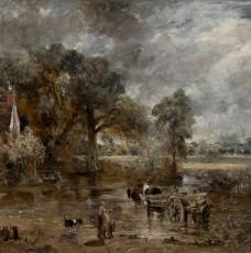 paysage anglais avec une rivière
