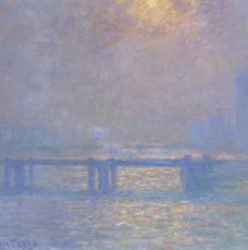 la Tamise avec un pont, 
