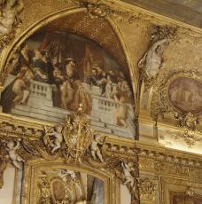 voussure avec une peinture