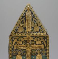 chasse avec une crucifixion