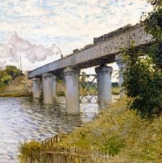 Le Pont du chemin de fer à Argenteuil