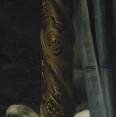 colonne torse en bois