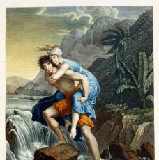 Illustration pour "Paul et Virginie" de Bernardin de Saint-Pierre