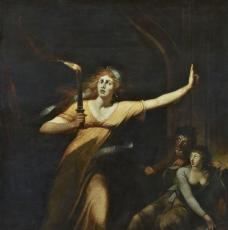 Lady Macbeth somnambule, Fussli