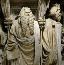 Puits de Moïse, Détail de Moïse, Claus Sluter (1350-1406) et Jean Malouel (vers 1370/75-1415)