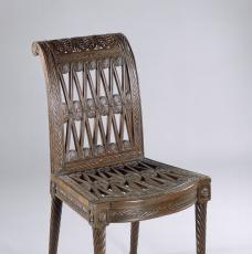 Chaise, siège de la laiterie de Marie-Antoinette à Rambouillet