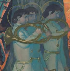Le Miracle Les trois anges sonnant du cor Maurice Denis (1870-1943)