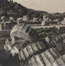 Ruines du temple de Zeus à Olympie