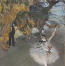 ballet, Edgar Degas L’Étoile ; Danseuse sur scène