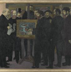 Maurice Denis (1870-1943), Hommage à Cézanne. 1900, peinture (huile sur toile), 182 × 243,5 cm. Paris, musée d’Orsay