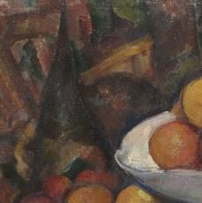 Paul Cézanne (1839-1906), Pommes et oranges (détail de la tenture). Vers 1899, peinture (huile sur toile), 74 × 93 cm. Paris, musée d’Orsay