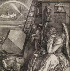 Albrecht Dürer (1471-1528), La Mélancolie.1514 Estampe au burin. Musée du Louvre, collection Rothschild
