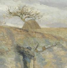 Camille Pissarro (1830-1903), Gelée blanche. 1873, peinture (huile sur toile), 65,5 × 93,2 cm. Paris, musée d’Orsay