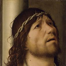 Antonello de Messine (vers 1431-1479), Le Christ à la colonne. XVe siècle, peinture (huile sur bois), 30 × 21 cm. Paris, musée du Louvre (RF 1992 10)