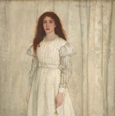 James Abbott McNeill Whistler (1834-1903), Symphony in White, No. 1: The White Girl. 1862, peinture (huile sur toile), 213 × 107,9 cm. États-Unis d’Amérique, Washington, National Gallery of Art (Harris Whittemore Collection, 1943.6.2)