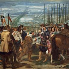 Diego Velázquez (1599-1660), La Reddition de Breda. Provient du salon des Royaumes du palais du Buen Retiro, à Madrid (Espagne). Vers 1635, peinture (huile sur toile), 307,3 × 371,5 cm. Espagne, Madrid, musée du Prado