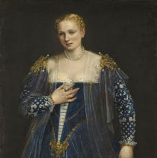 Paolo Caliari, dit Véronèse (1528-1588), Une patricienne de Venise, dit La Belle Nani. Vers 1560, peinture (huile sur toile), 119 × 103 cm. Paris, musée du Louvre, RF 2111