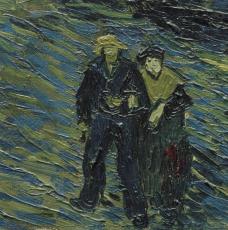 La Nuit étoilée – Vincent Van Gogh – Musée d’Orsay – Huile sur toile - détail 1