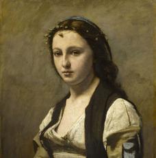 La Femme à la perle - Corot - musée du Louvre