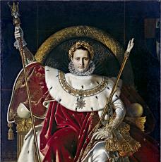 Napoleon Ier sur le trône impérial