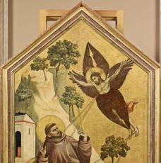 Saint François recevant les stigmates - Giotto - musée du Louvre