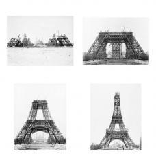 La Tour Eiffel en construction - musée d'Orsay