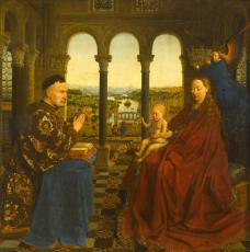 La Vierge du chancelier Rolin - Jan van Eyck - musée du Louvre