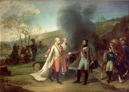 Entrevue Napoléon 1er  et François II - Gros