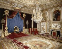 salle du trône du château de fontainebleau