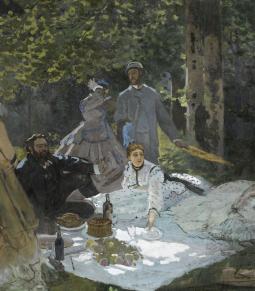 deux couples en pique-nique