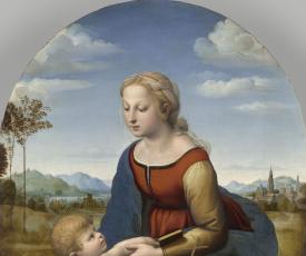 La Vierge à l'Enfant avec le petit saint Jean Baptiste - Raphael