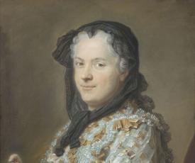 Portrait de Marie Leczinska - La Tour Maurice-Quentin de