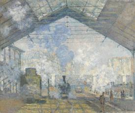 Gare Saint-Lazar - Claude Monet