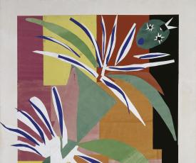 peinture abstraite multicolore