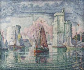 Paul Signac (1863-1935), Entrée du port de La Rochelle. 1921, peinture (huile sur toile), 130,5 × 162 cm. Paris, musée d’Orsay (RF 1982 59)