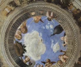 Ciel avec des chérubins