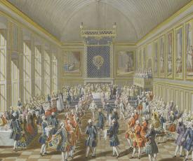 festin du sacre de Louis XVI