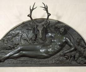 La nymphe de Fontainebleau avec un cerf