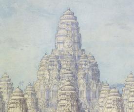 dessin du temple du bayon