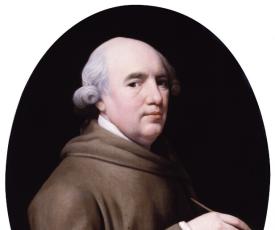 autoportrait de George Stubbs en buste